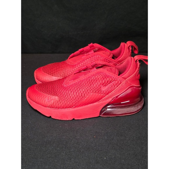 Nike Air Max 270 Toddler Shoes Red Kids Size 11c triple red - Picture 4 of 9